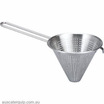 CONICAL STRAINER-18/8 140mm/ 5" WIRE HANDLE-Auscaterquip