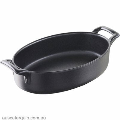 Revol REVOL BELLE CUISINE CHARCOAL BAKING DISH OVAL 180mm-Auscaterquip