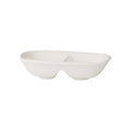 Royal Bone China SAUCE DISH 2 DIV-130x90mm ASCOT (B0592) EA