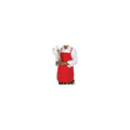 Red Kiddies Apron-Auscaterquip