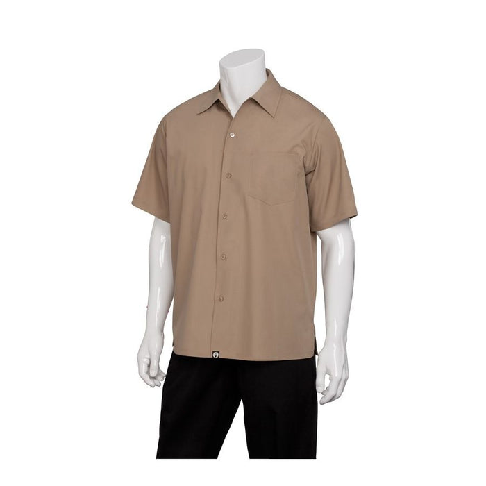 Khaki Cafe Shirt-Auscaterquip