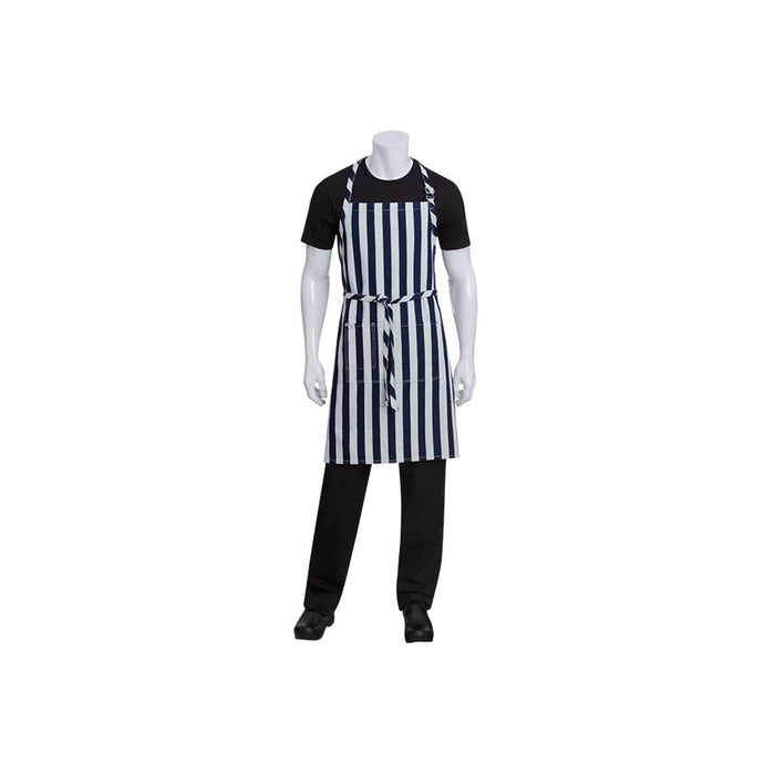 Cheasapeake Indigo Blue Denim Bib Apron-Auscaterquip