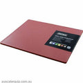 Chef Inox CUTTING BOARD-PP 380x510x12mm RED-Auscaterquip