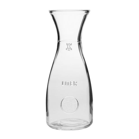 Pasabahce BACCHUS CARAFE-1lt EMBOSSED  (x6)