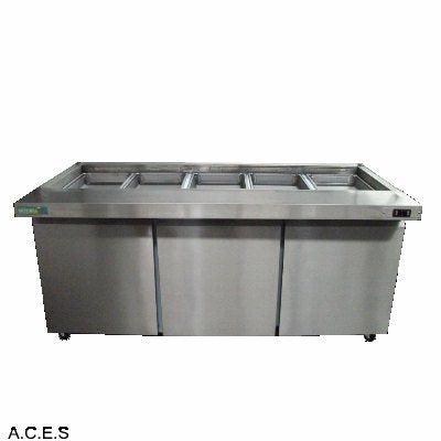 MITCHEL 684 litres Noodle/Juice Preparation Bar with 3 doors-Auscaterquip