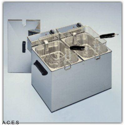ROLLER GRILL Double Fryer 5 Litre-Auscaterquip