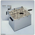 ROLLER GRILL Double Fryer 5 Litre-Auscaterquip