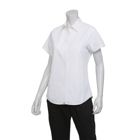 Female White Universal Contrast Shirt