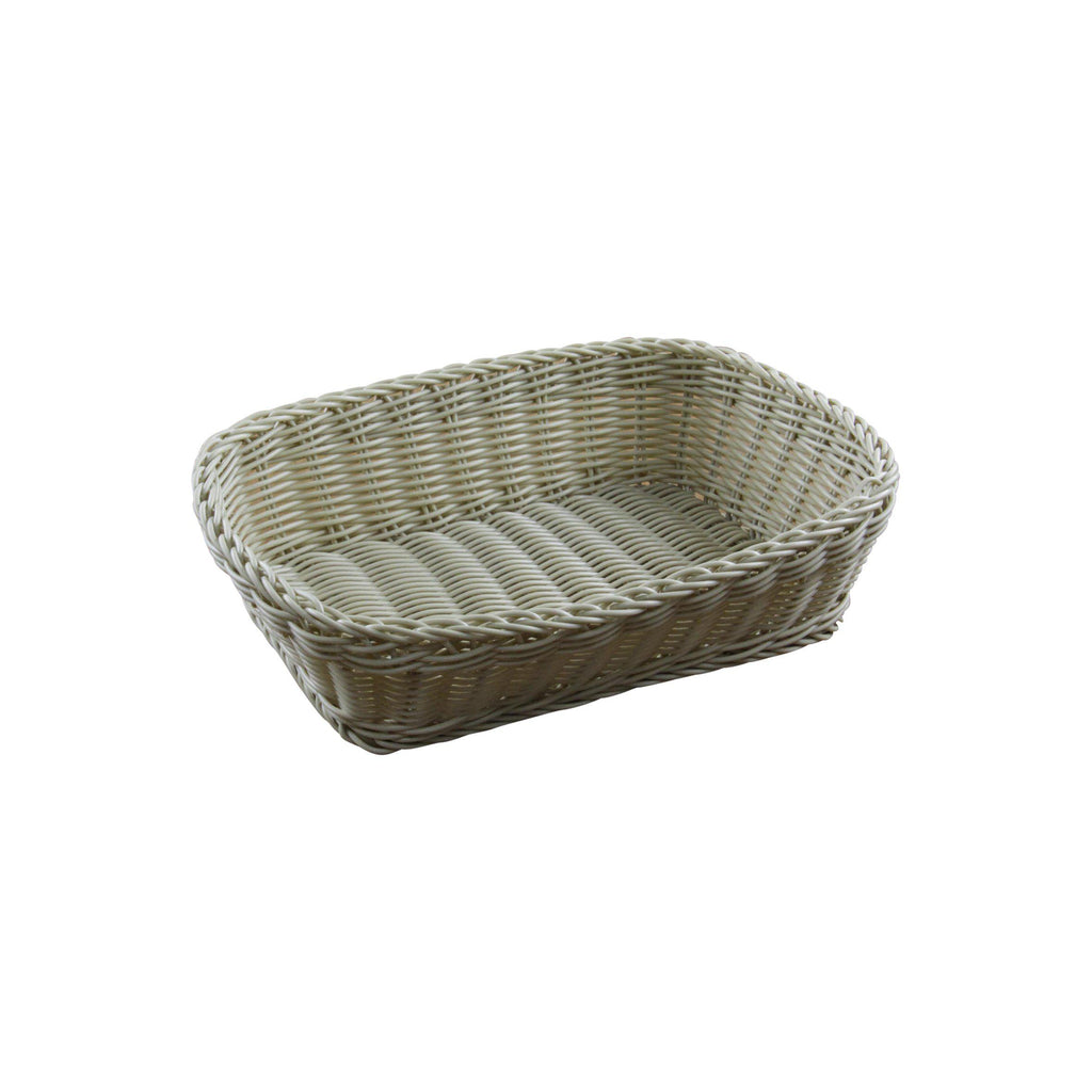 BREAD BASKET POLYPROPYLENE RECTANGLE 400x340x100mm-Auscaterquip