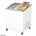 BROMIC Curved Glass Chest Freezer - 176L-Auscaterquip