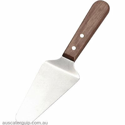 Chef Inox CAKE SERVER-S/S WOOD HANDLE-Auscaterquip