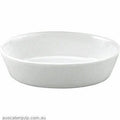 Vitroceram OVAL BAKER-325x220x55mm/2.3lt WHITE "VITROCERAM"-Auscaterquip