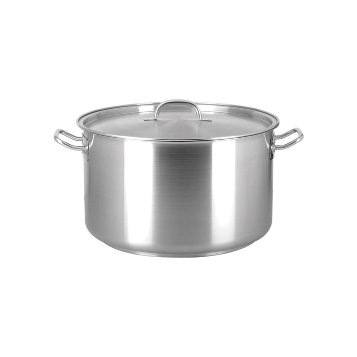 Chef Inox SAUCEPOT-18/10 4.0lt 200x130mm w/LID ELITE-Auscaterquip