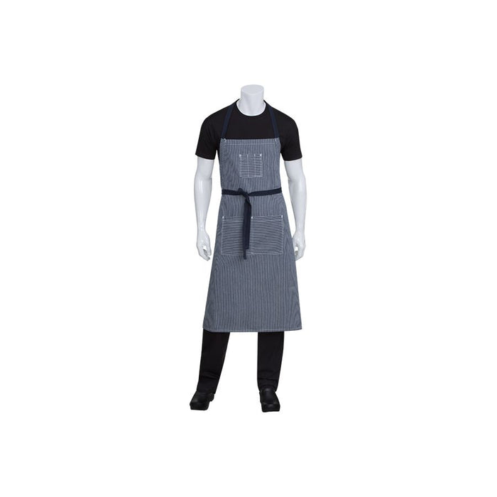 Portland Indigo Blue Denim Adjustable Bib Apron-Auscaterquip