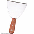 Chef Inox SCRAPER-GRILL 125mm WOOD HANDLE-Auscaterquip