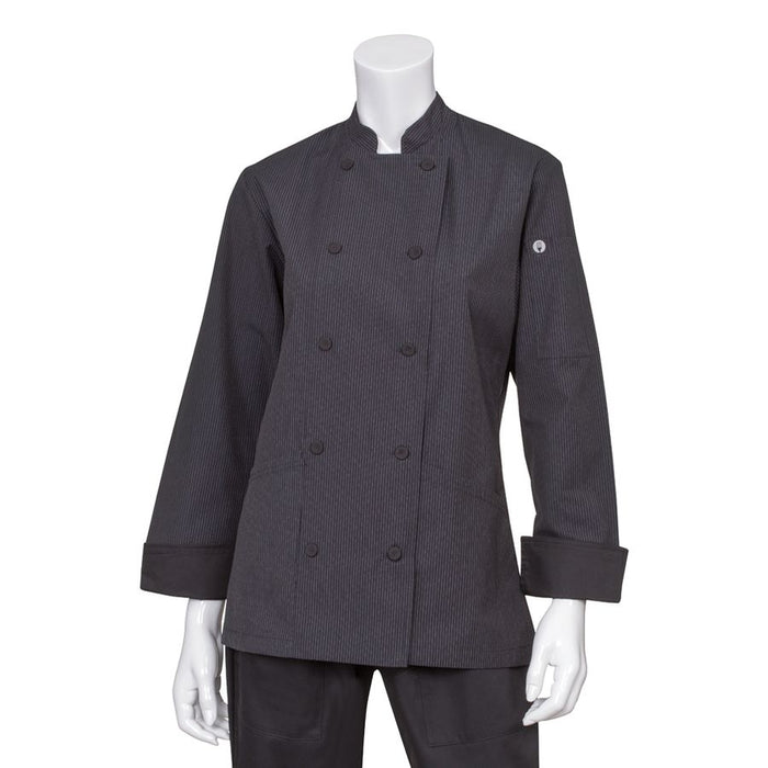 Women's Fine Stripe Executive Jacket-Auscaterquip