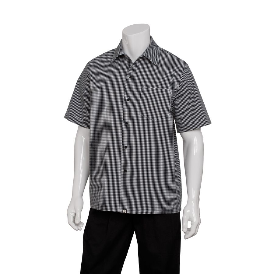 Solid Check Cook Shirt-Auscaterquip