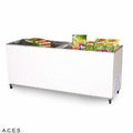 MITCHEL 200 litre glass sliding top chest freezer-Auscaterquip