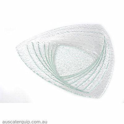 Han TRIANGLE DISH 430mm CLEAR-Auscaterquip