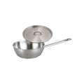 Chef inox SAUTE PAN-18/10 280x95mm w/LID ELITE-Auscaterquip
