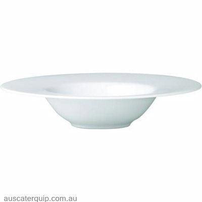 Royal Porcelain PASTA PLATE-280mm 65mm WIDE FLAT RIM CHELSEA (0909)-Auscaterquip