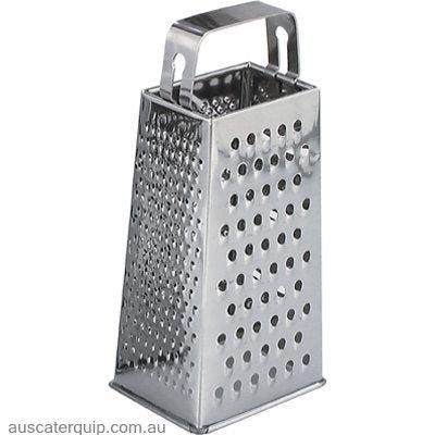 Chef Inox GRATER-S/S 4 SIDED S/S STRIP HDL 190mm