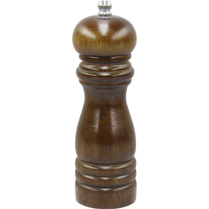 tablekraft MILL-SALT/PEPPER-DARK WOOD, CERAMIC GEAR 165mm "TEMPO"-Auscaterquip