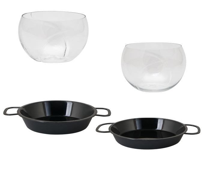 Design En Bouche  PAELLA PAN-BLACK, 150mm Ø (10pcs/PACK) (Pack)
