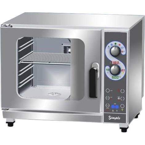 LAVA SIMPLE DIRECT STEAM COMBI OVEN ANALOGUE 5 TRAYS-Auscaterquip