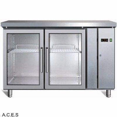 GREENLINE Remote Bench Refrigeration (2 Solid Doors 282L)-Auscaterquip