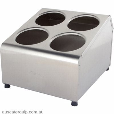 CUTLERY CYLINDER HOLDER-4 HOLE (2 x 2)-Auscaterquip