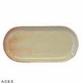 tablekraft ARTISTICA OVAL PLATE, COUPE 300x140mm FLAME-Auscaterquip