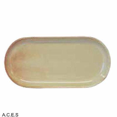 tablekraft ARTISTICA OVAL PLATE, COUPE 300x140mm FLAME-Auscaterquip