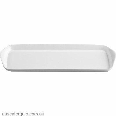 JAB RECTANGULAR TRAY W/2 HDL FLARED SIDES 380mm (STS0140)-Auscaterquip