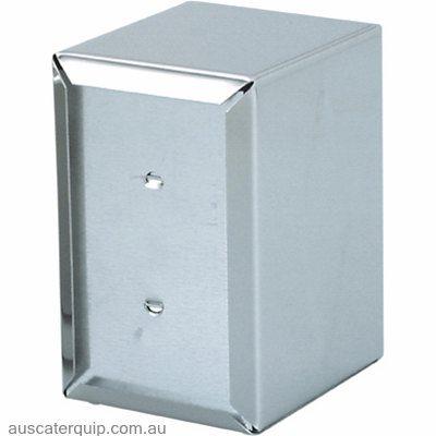 NAPKIN DISPENSER-S/S "E FOLD" 160x100x125mm-Auscaterquip