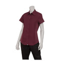 Female Merlot Universal Contrast Shirt-Auscaterquip