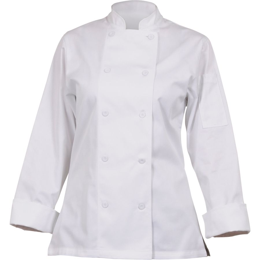 Marbella Women's White Executive Chef Jacket-Auscaterquip
