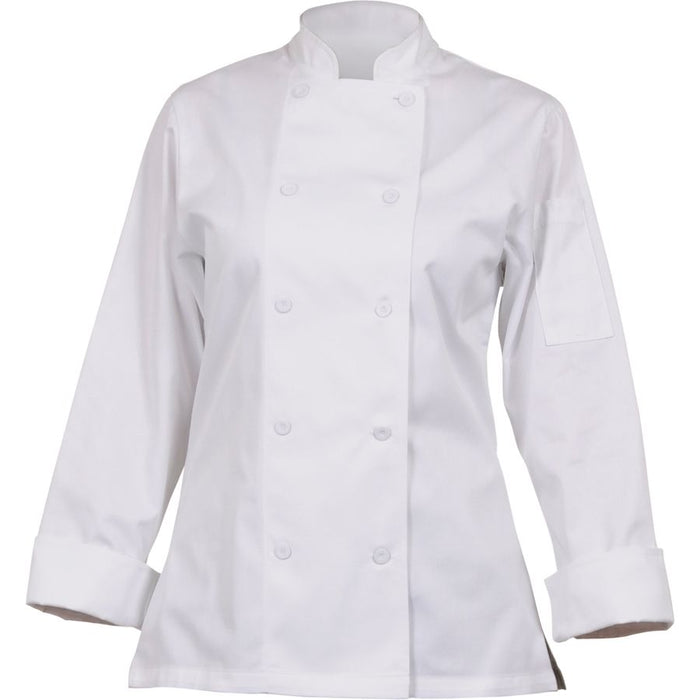 Marbella Women's White Executive Chef Jacket-Auscaterquip