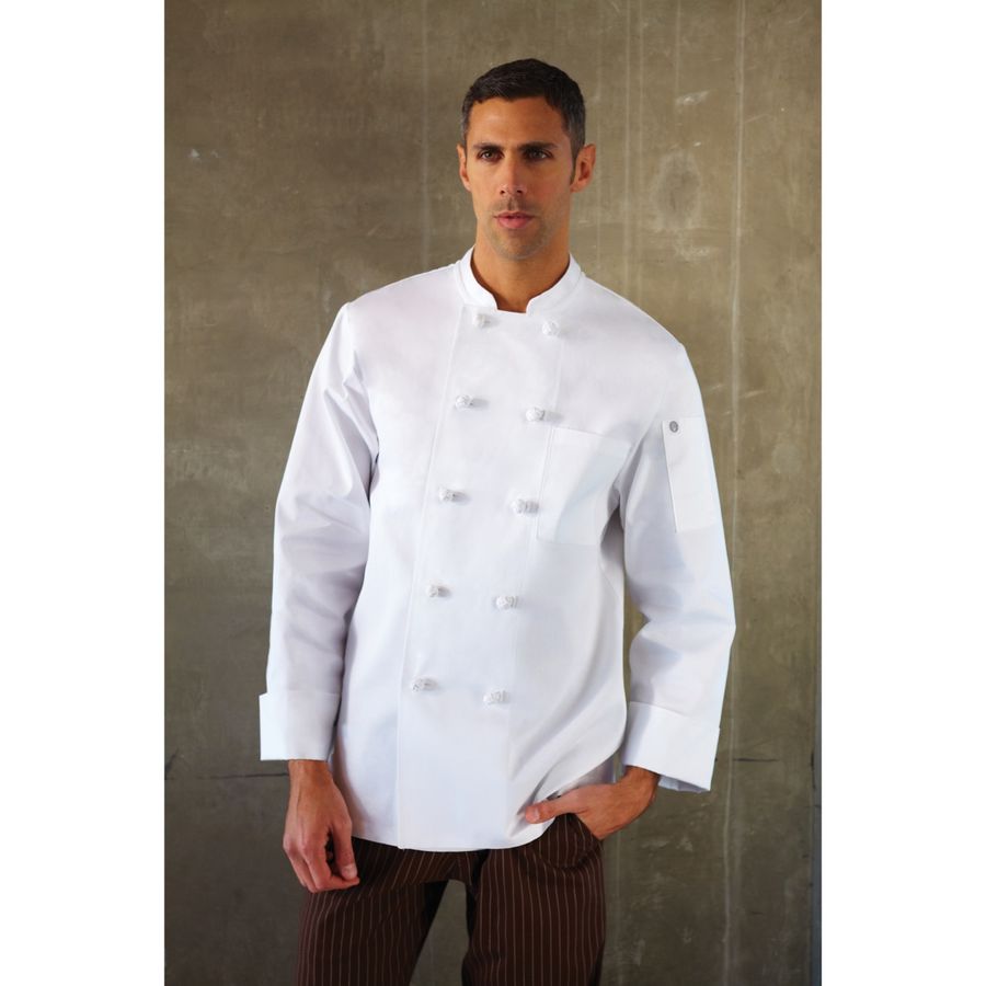 Colmar White Basic Chef Jacket-Auscaterquip