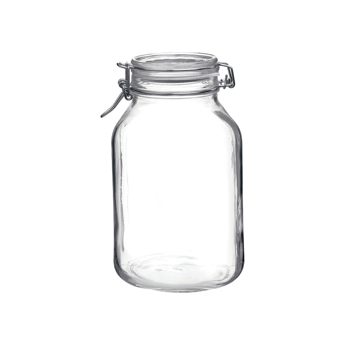 Bormioli Rocco FIDO-JAR 3.04lt CLEAR LID (1.49250)-Auscaterquip