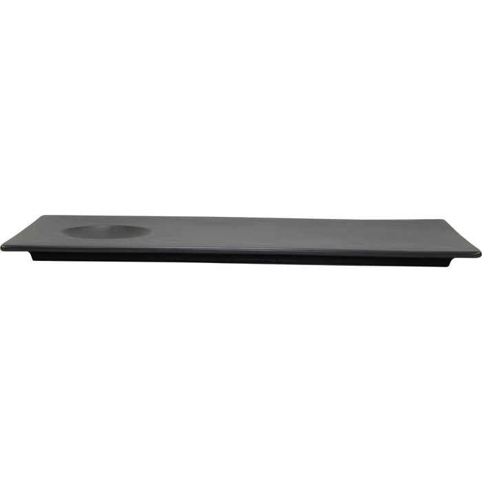 Rene Ozorio RECTANGLE TRAY-270x140mm AURA, MATT BLACK (434076)-Auscaterquip