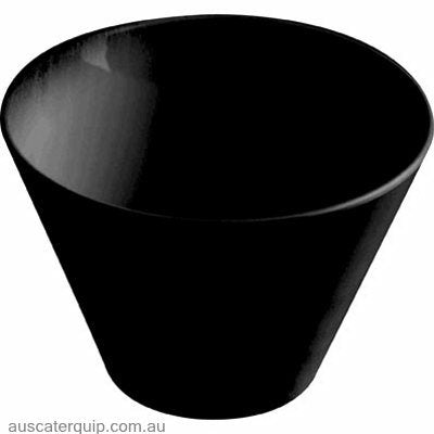JAB CONICAL BOWL BLACK 85x50mm (STS0953)-Auscaterquip