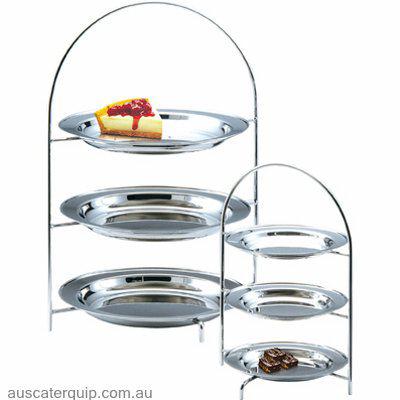 Hyperlux HIGH TEA STAND 3-TIER 400x230mm-Auscaterquip