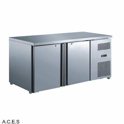 MITCHEL 338 litres 2 door undercounter refrigerator-Auscaterquip