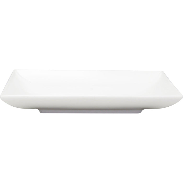 Rene Ozorio SQUARE PLATE 170x170mm AURA, MATT WHITE (494017)-Auscaterquip
