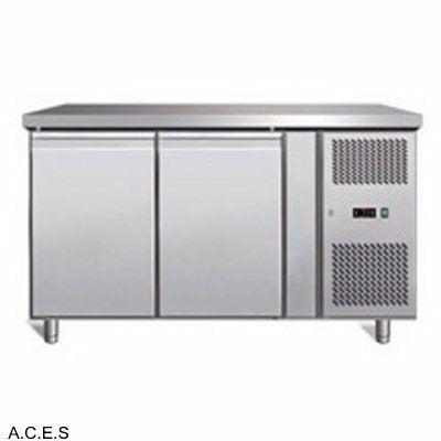 GREENLINE Bench Refrigeration 600 Deep (2 Solid Doors)-Auscaterquip