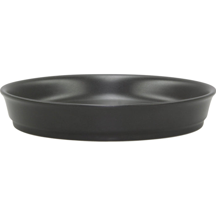 Rene Ozorio ROUND BOWL-145x25mm AURA, MATT BLACK (313014)-Auscaterquip