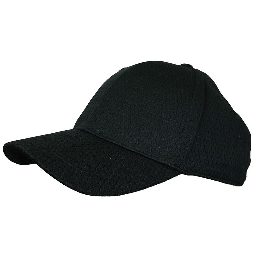 Black Cool Vent Baseball Cap-Auscaterquip