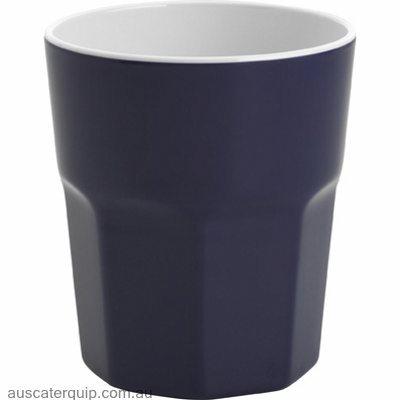 JAB GELATO-NAVY BLUE/WHITE TUMBLER 100mm 410ml (STS0735)-Auscaterquip