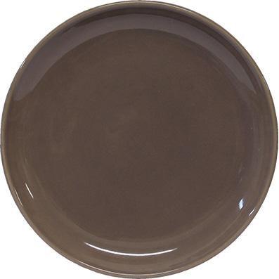 tablekraft ARTISTICA ROUND PLATE-190mm Rolled Edge MOCHA-Auscaterquip